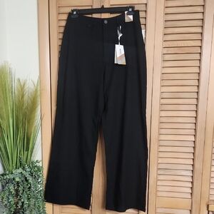 YMI Black Wide Leg Pants High-Rise Waist Forever Color